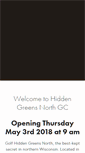 Mobile Screenshot of hiddengreensnorth.com